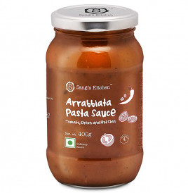 Sangi's Kitchen Arrabbiata Pasta Sauce   Glass Jar  400 grams